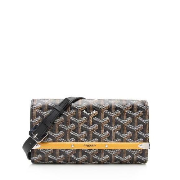 Goyard Handbags - Goyard Goyardine Monte Carlo PM Clutch